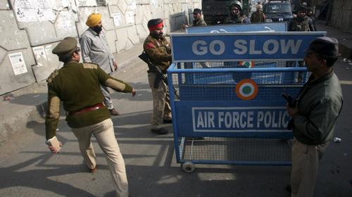 India works to disarm explosive in final stages of air base operation