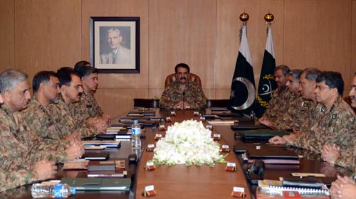 Army chief reiterates zero-tolerance for terror outfits