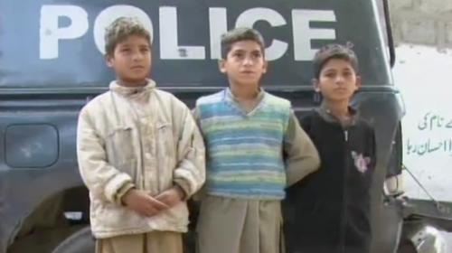 Children found sleeping in garbage dump handed over to police