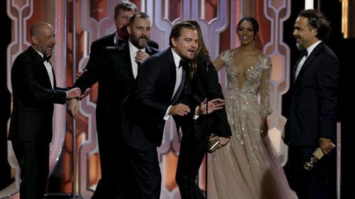 'The Revenant' and 'The Martian' take top Golden Globes