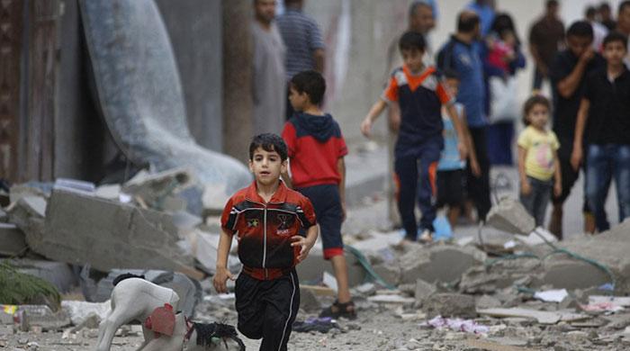 Gaza boy killed in Israeli air strike after militant rockets hit Israel
