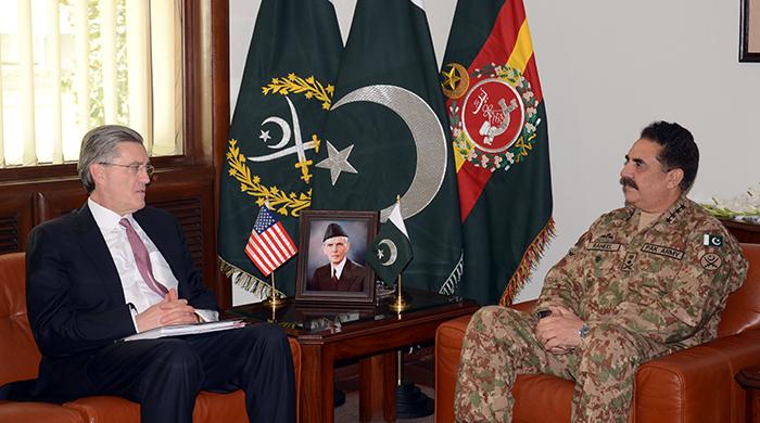 Gen Raheel, Richard Olson discuss Afghanistan, regional security