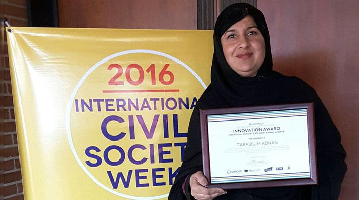 Pakistani activist Tabassum Adnan receives Nelson Mandela award