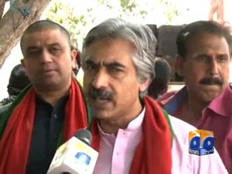 PTI  preparations for Lahore Jalsa