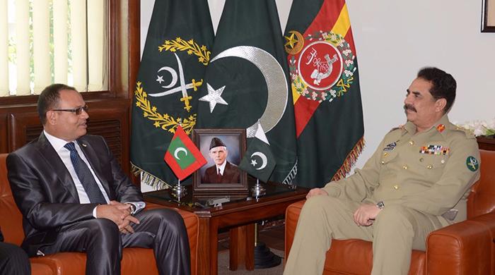 Maldives defence minister calls on COAS