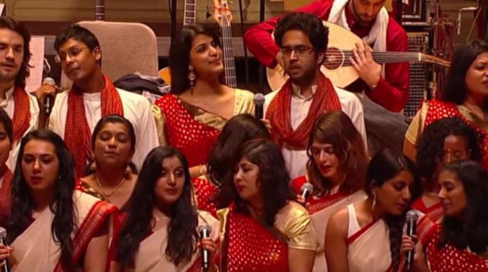 Students of Berklee College sing A.R.Rehman song and they are nothing short of brilliant