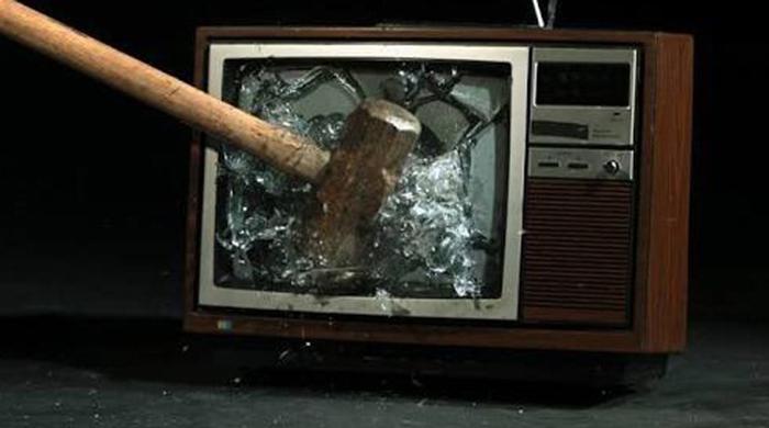 Image result for destroy a tv