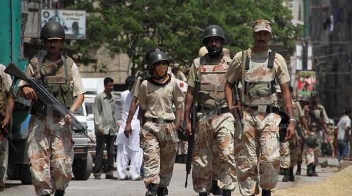 Rangers seize huge cache of heavy arms in Karachi raid