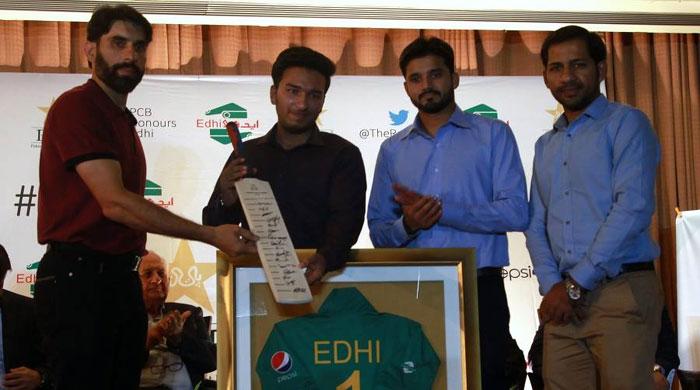 Pakistani cricketers to don Edhi Foundation logo on jerseys