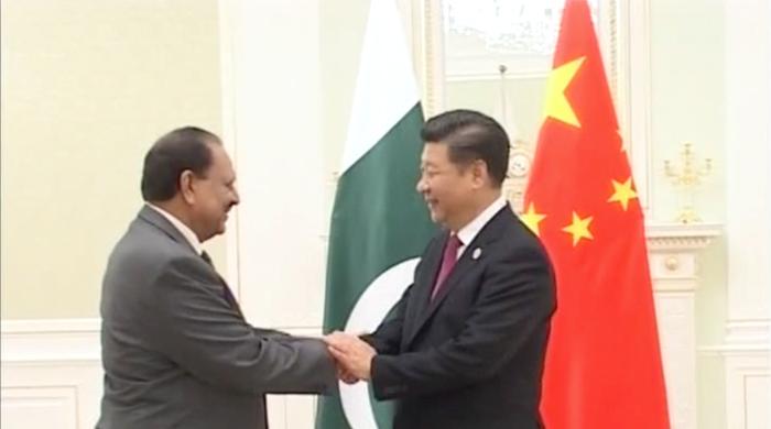 President Mamnoon meets Chinese counterpart at Tashkent