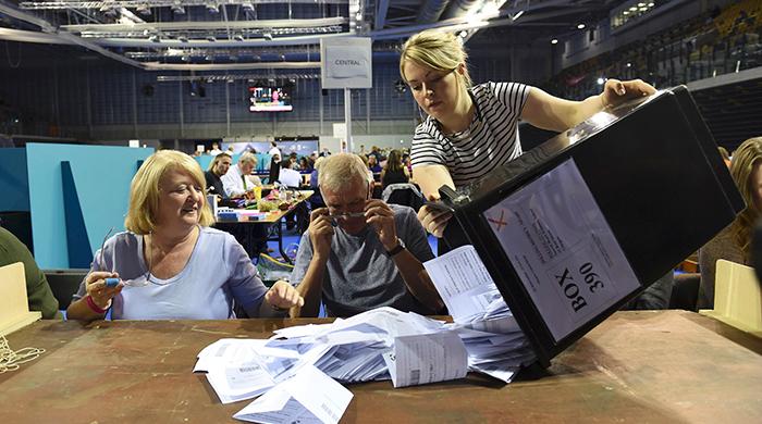 Poll shows Remain ahead with 54pc in UK’s EU vote