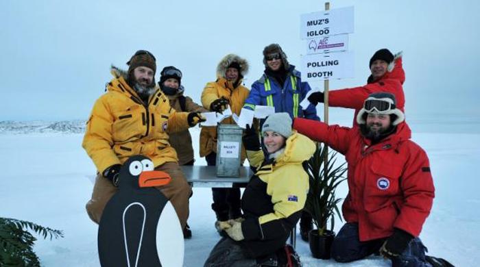 An igloo with a view: Australians go to the polls in Antarctica