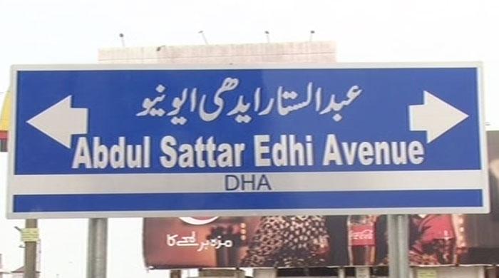 DHA Karachi names street on Sea View after Abdul Sattar Edhi