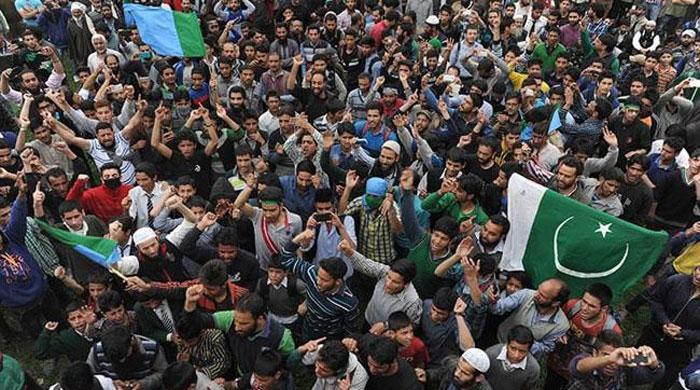 Kashmiris observe Youm-e-Ilhaq-e-Pakistan today