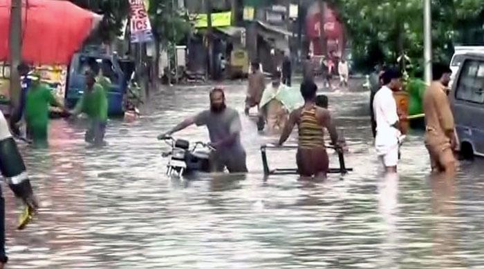 Torrential rains hit Lahore, second time this week Torrential rains hit Lahore, second time this week