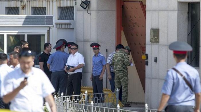 Three hurt in suicide blast at China's Kyrgyzstan embassy