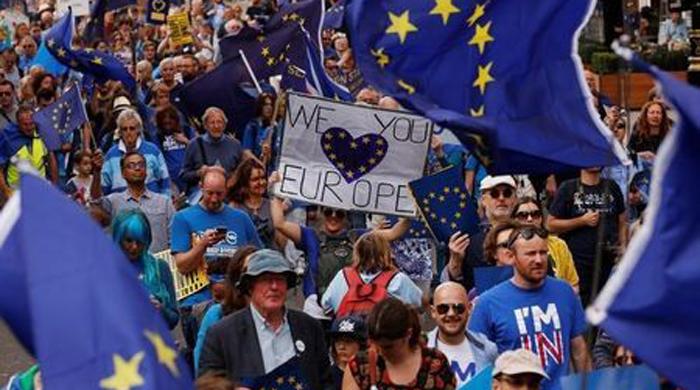 British lawmakers debate petition demanding second Brexit referendum