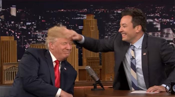 Trump´s enigmatic hair put to the test on US TV