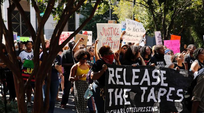 Charlotte police release video of fatal shooting after protests