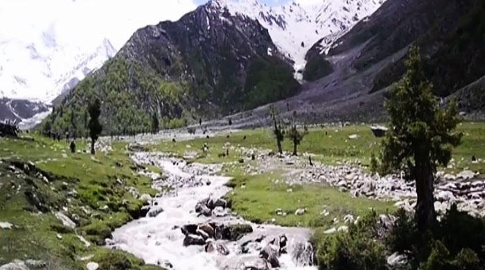 Litter mars picturesque Neelam Valley Litter mars picturesque Neelam Valley