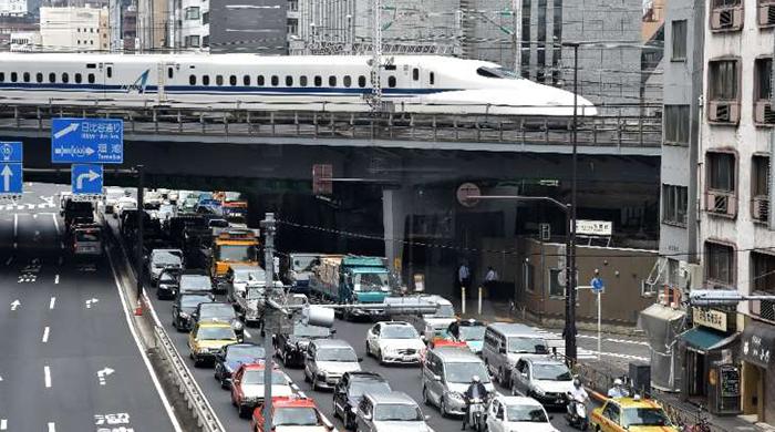 'Snake on a train' halts Japan bullet express