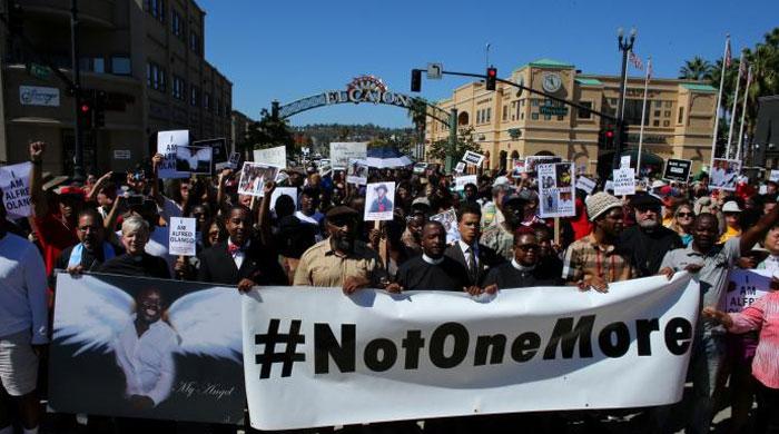El Cajon, California, sees fifth day of protests over police shooting