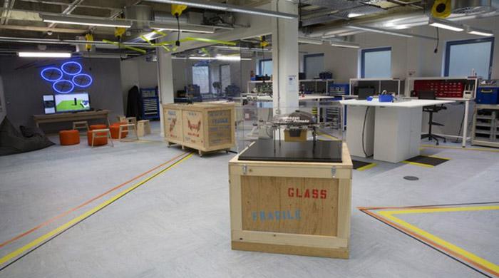 Amazon shows off top-secret drone lab in Cambridge