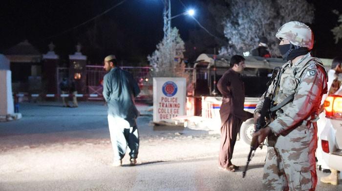 In pictures: Terrorists attack police training centre in Quetta