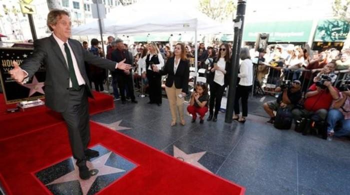 Hugh Laurie gets star on Hollywood Walk of Fame