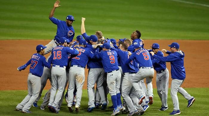 In pictures: US baseball team Chicago Cubs win World Series after 108 years