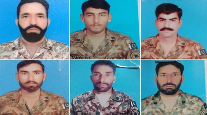 Seven Pakistani soldiers martyred in unprovoked Indian firing at LoC