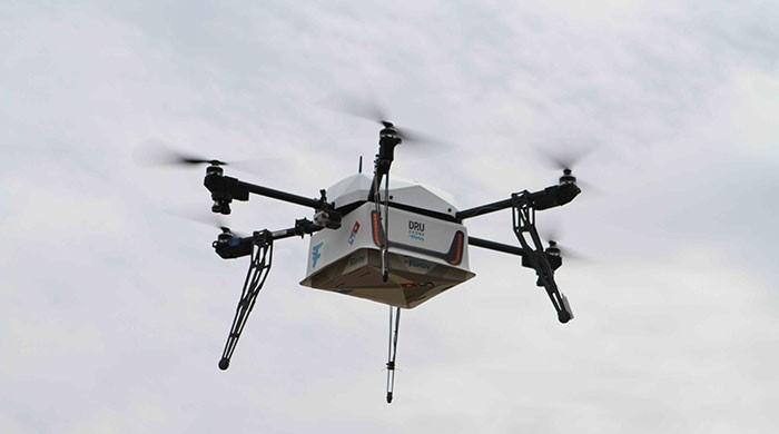 Watch this drone make its first pizza delivery