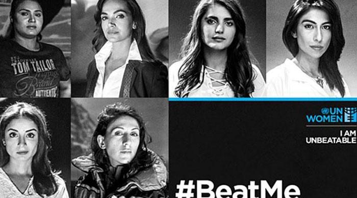 Pakistani women dare men to 'beat' them in powerful anti-violence campaign