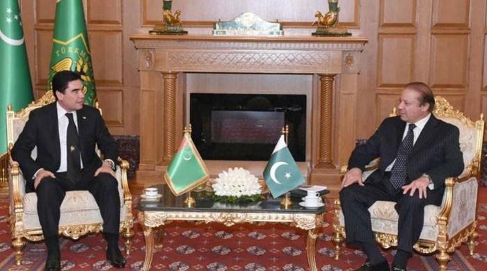 Nawaz, Turkmen president discuss TAPI gas pipeline project
