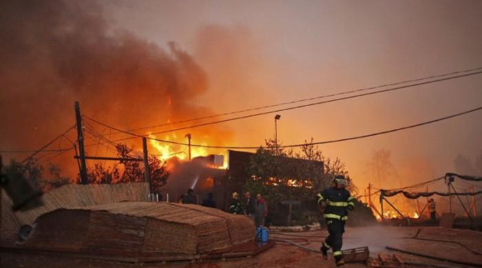 Israeli settlers flee as wildfires spread in West Bank