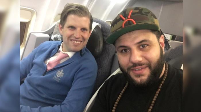 A Muslim comedian sits next to Trump's son, has a 'good, decent conversation'