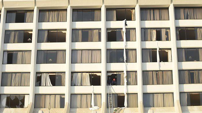 Terrorism cannot be ruled out in Karachi hotel fire: police