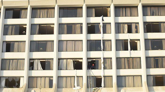 Terrorism cannot be ruled out in Karachi hotel fire: police