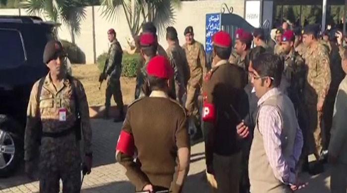COAS attends funeral prayers for pilot of crashed PIA plane