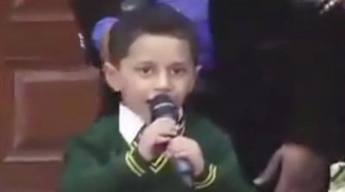 This little boy paid a heart-wrenching tribute to APS martyrs