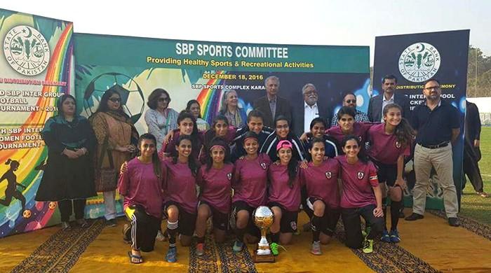 Karachi United reclaims State Bank Women's Football Championship