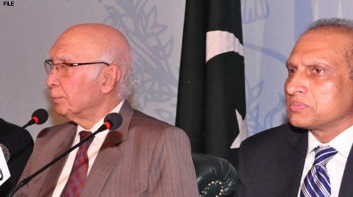 Pakistan in final stages of completing dossier on Yadav: Sartaj