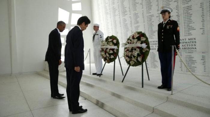 On Pearl Harbor visit, Japanese PM pledges Japan will never wage war again