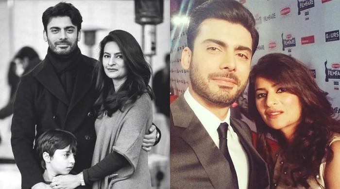 Picture of Pakistani darling Fawad Khan, family treats fans with love