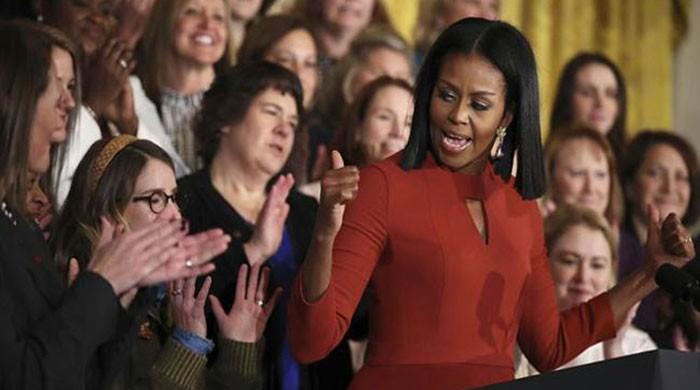 In emotional farewell speech, Michelle Obama praises diversity