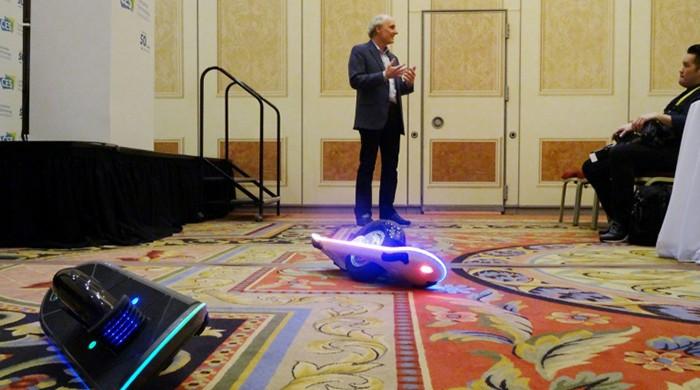 Hoverboards make comeback at Vegas electronics show