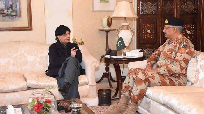 Interior Minister, DG Rangers discuss Karachi situation