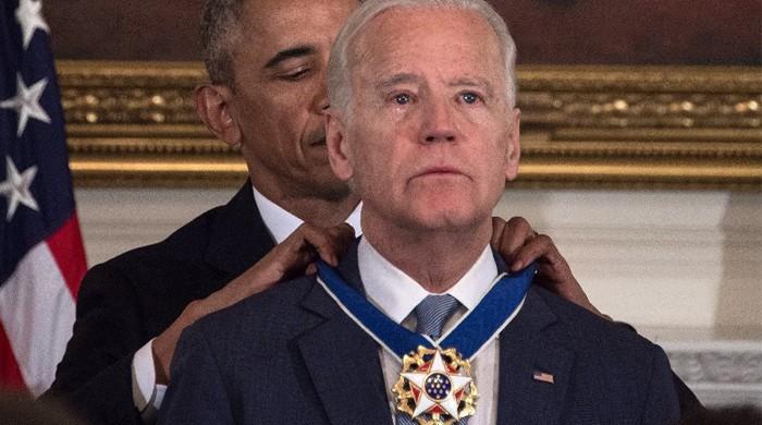 Obama surprises Biden with top civilian honour