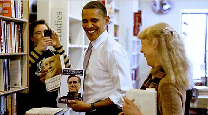 Obama says ‘books’ helped him sail through the White House