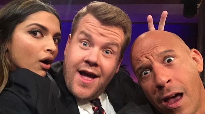 Deepika lungi dances with James Corden after Vin Diesel